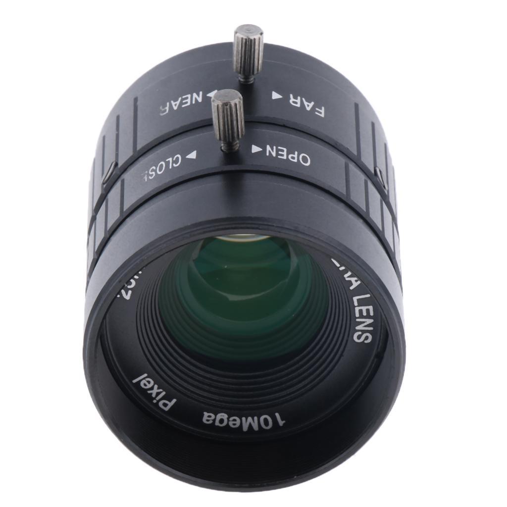 HD 5MP 25mm F1.4 Aperture Focal Fixed Focus CS C Mount CCTV Lens Format 2/3"