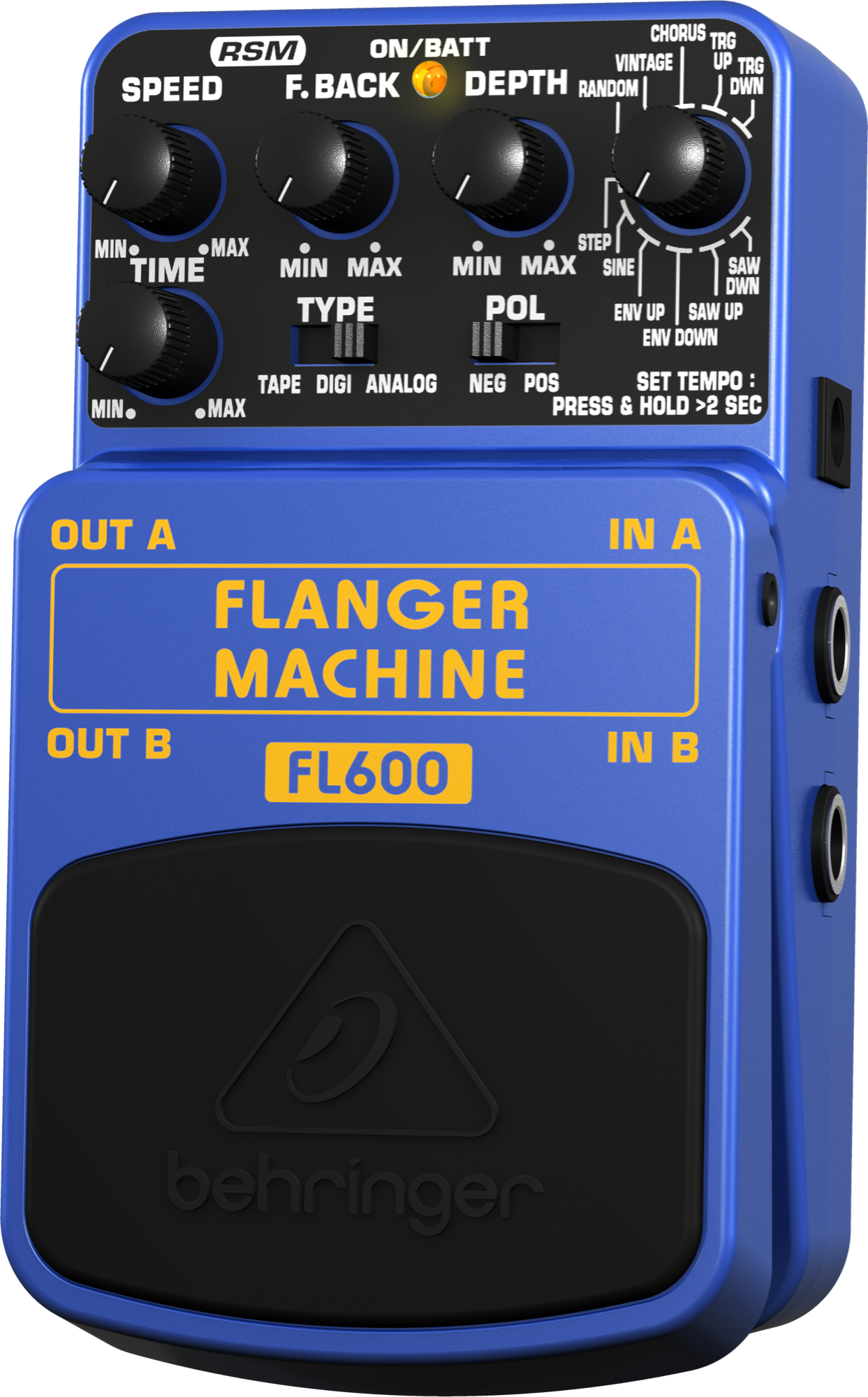 Bàn đạp hiệu ứng ghita Flanger Machine FL600 Behringer - Hàng chính hãng