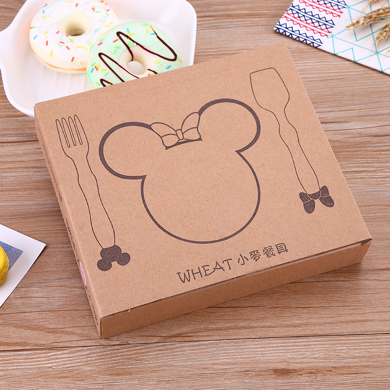 Khay Ăn Dặm Mickey Kèm Muỗng Nĩa