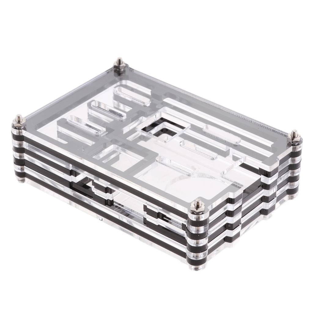 2x 9 Acrylic Panels PC Case Cover for Raspberry Pi 3,Pi 2 B & Pi Model B+