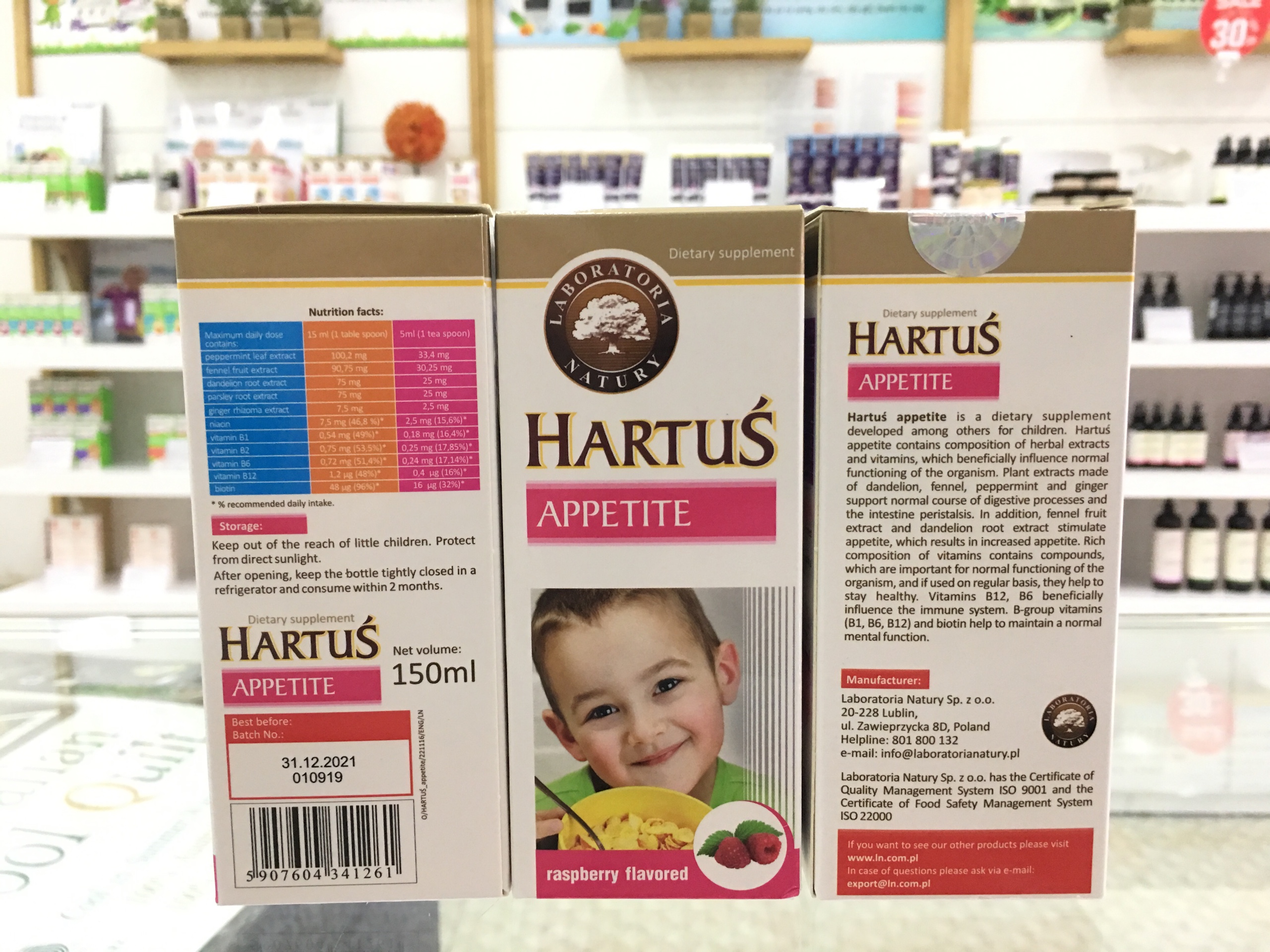 Siro Hartus Appetite 150ML - Cải Thiện Chứng Biếng Ăn Của Trẻ Nhỏ