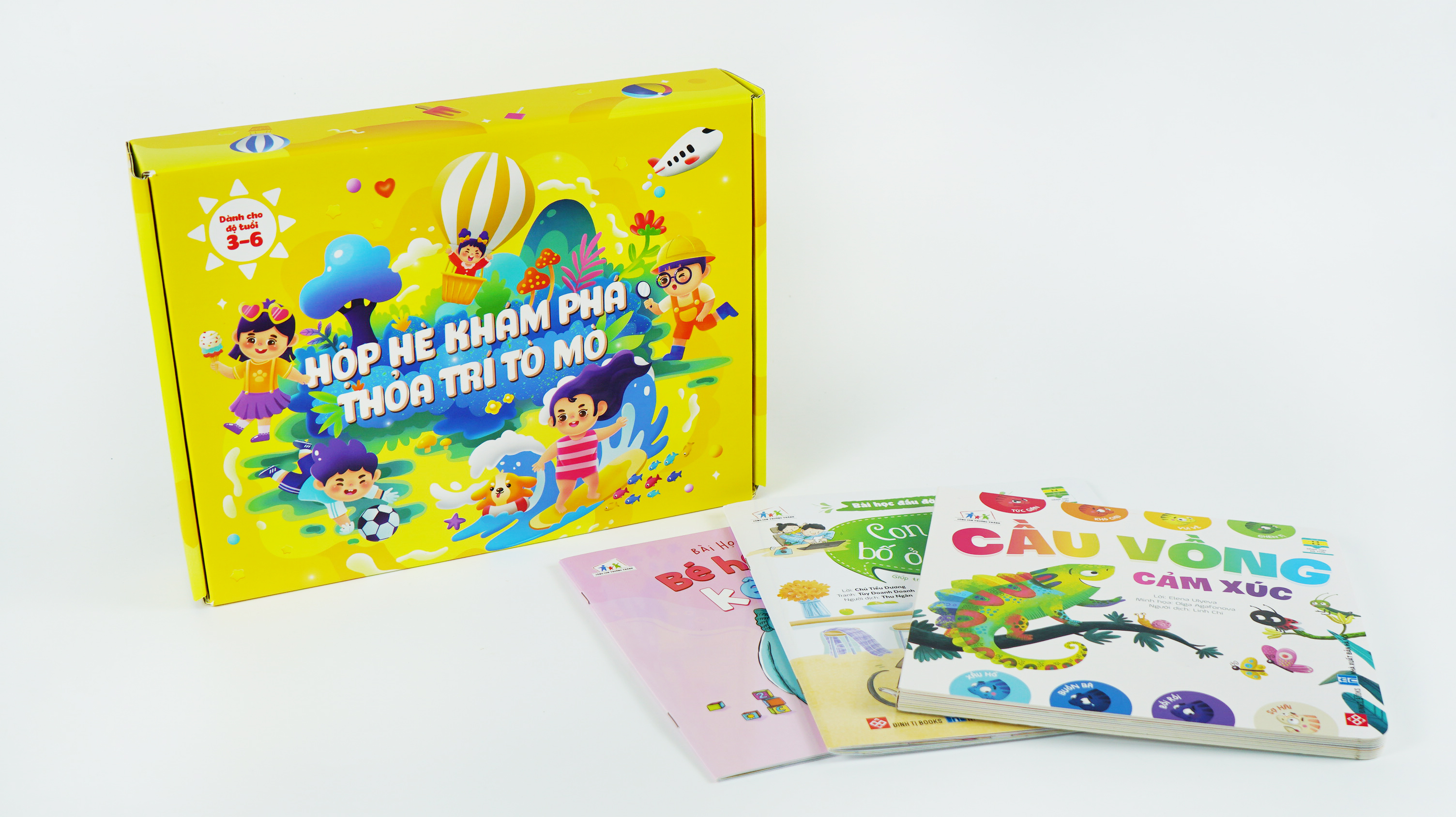 Sách - Hộp Hè Khám Phá, Thỏa Trí Tò Mò - Mở Ra Thấy Mùa Hè cho trẻ 3 - 6 tuổi - Đinh Tị Books