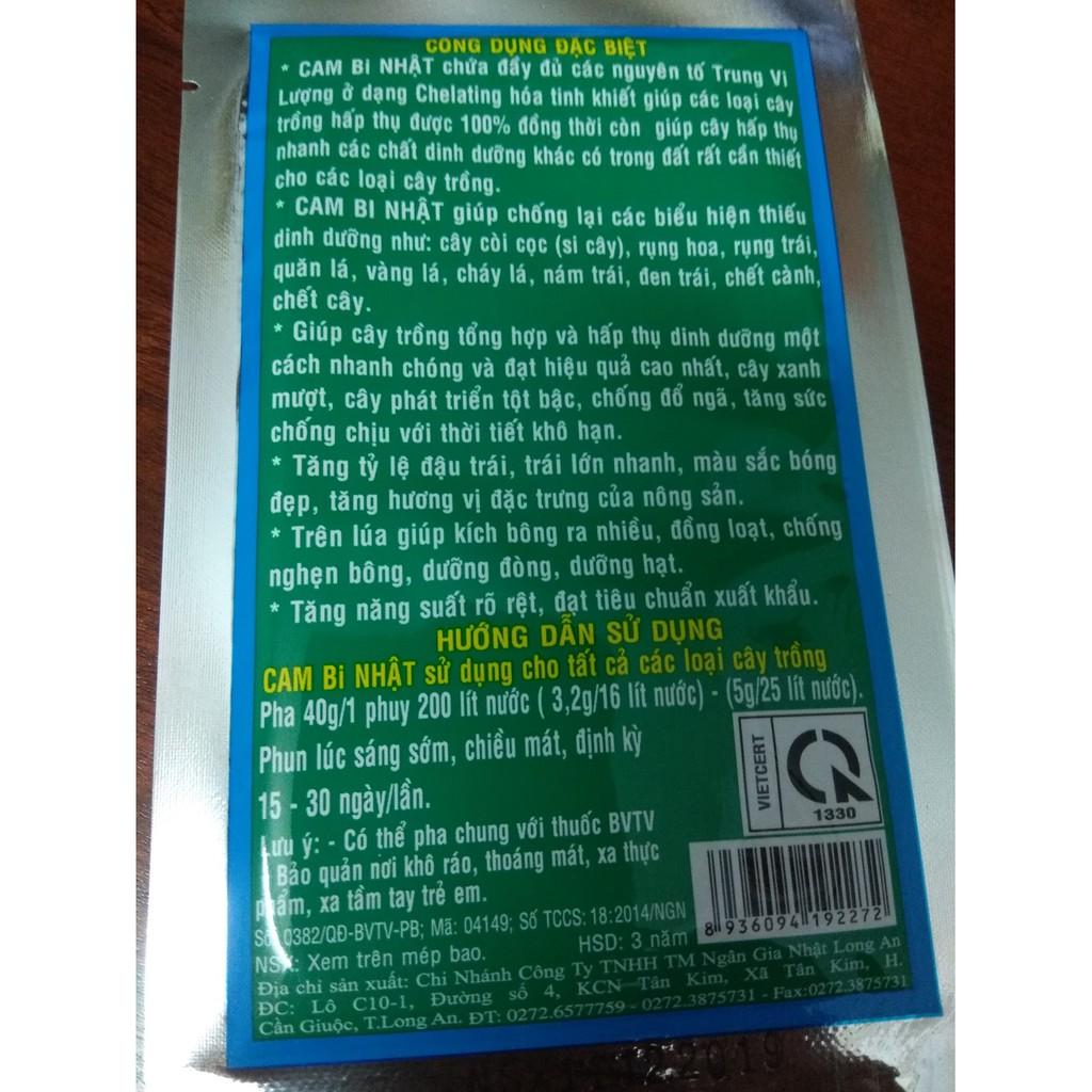 Phân bón lá trung vi lượng CAMBi Nhật bổ sung dinh dưỡng cho cây trồng - gói 40 gram