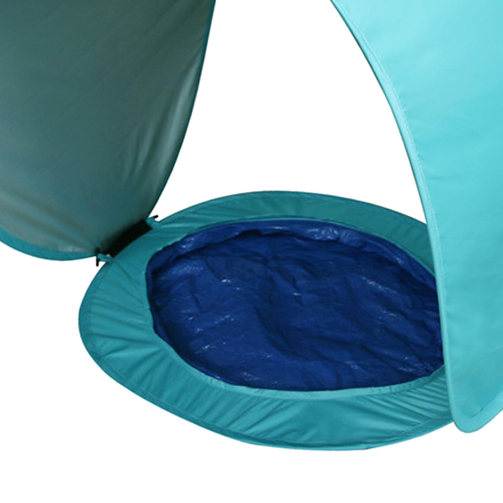 Baby Beach Tent, Automatic Popup Baby Tent with Pool for Beach, UPF 50+ Protection Summer Shade Tent , Sun Baby Beach Umbrella for Infant under Age 3