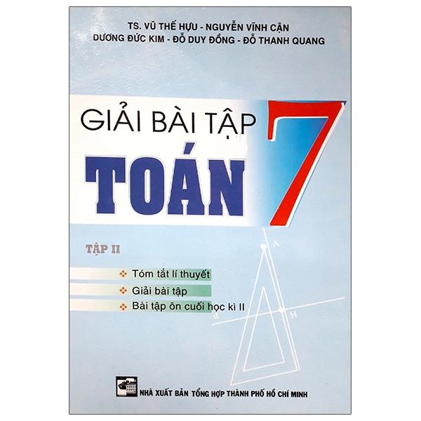 Giải Bài Tập Toán Lớp 7 - Tập 2