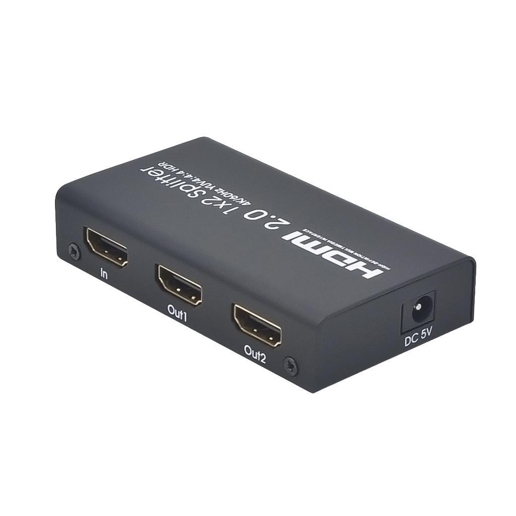 HDMI Splitter 1 In 2 Out 4K HDMI Switch Box Switcher Distributor US Plug