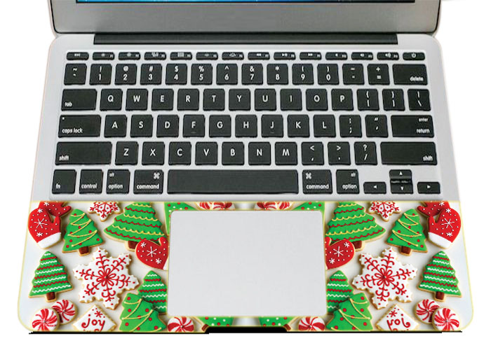 Miếng Dán Skin Trang Trí Mặt Ngoài + Lót Tay Laptop Holidays LTHLD - 181