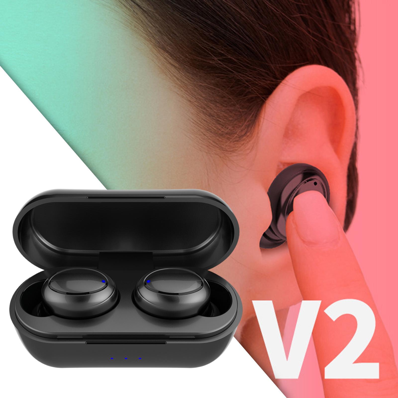 True Wireless Bluetooth Headphones Waterproof IPX5 for Sport Work