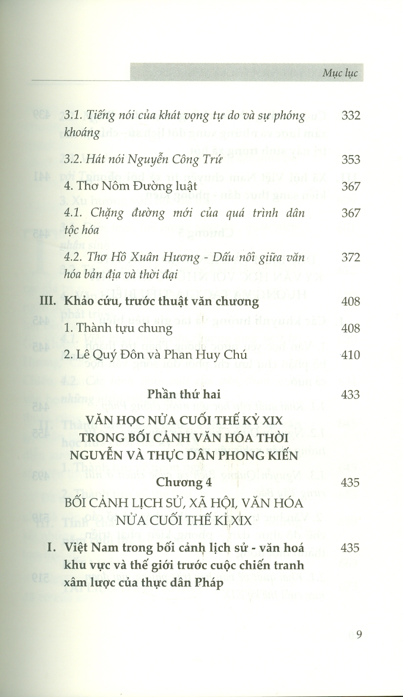Văn Học Việt Nam Thế Kỷ XVIII - XIX Trong Bối Cảnh Văn Hoá Thời Lê Mạt - Nguyễn  - Viện Hàn lâm Khoa học Xã hội Việt Nam -  Viện Văn học; Vũ Thanh chủ biên