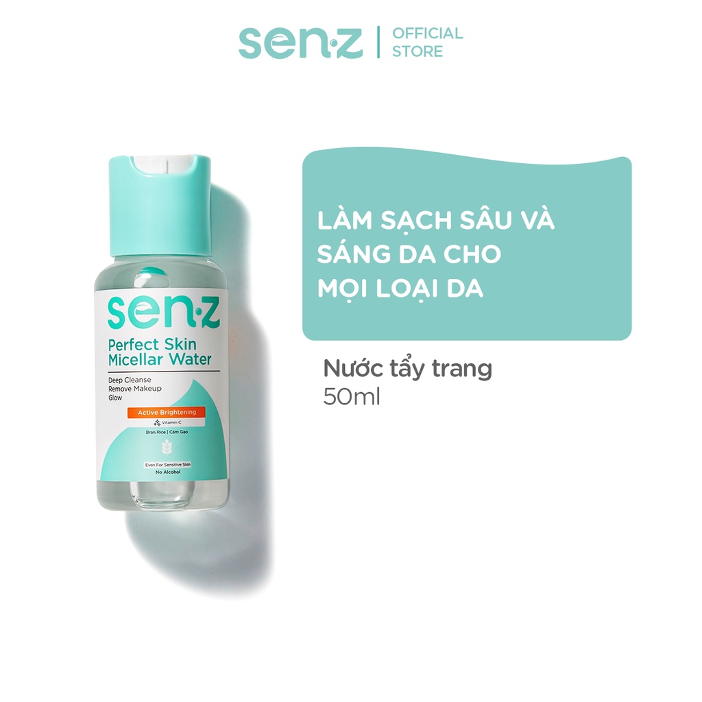 [TRAVEL SIZE 50ML] Nước Tẩy Trang SenZ Micellar Water