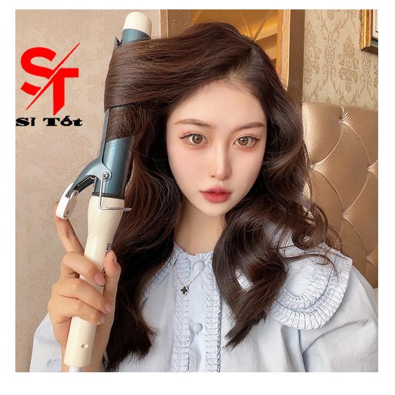 Máy uốn tóc xoăn Hàn Quốc Koremi làm tóc xoăn lọn to nhỏ bồng bềnh cao cấp cho Salon