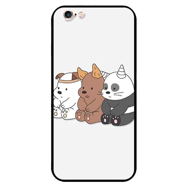Ốp in cho iPhone 6 Plus / 6s Plus 3 Chú Gấu D