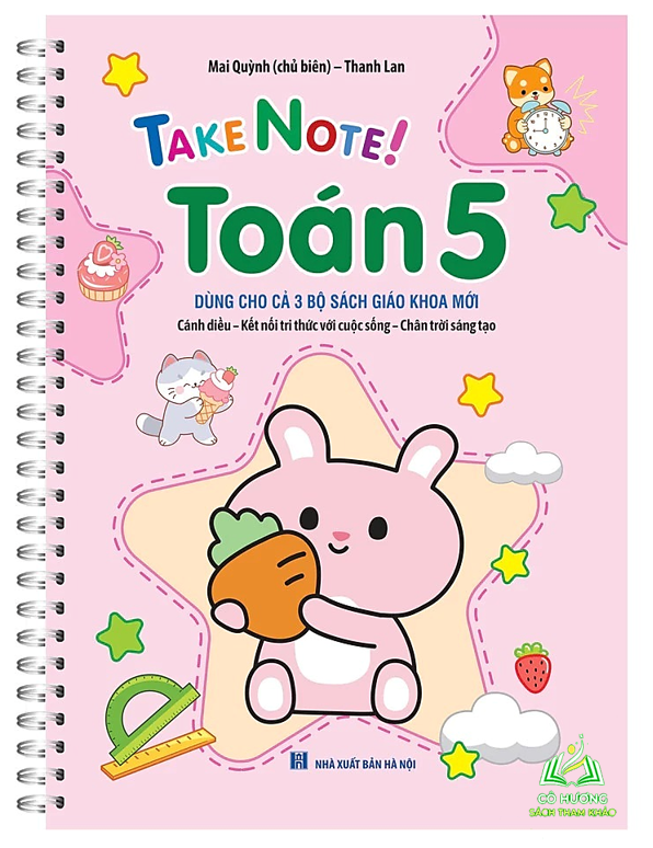 Sách - Take note! Toán 5 có lò xo (dùng cho cả 3 bộ SGK mớ) #huongbook
