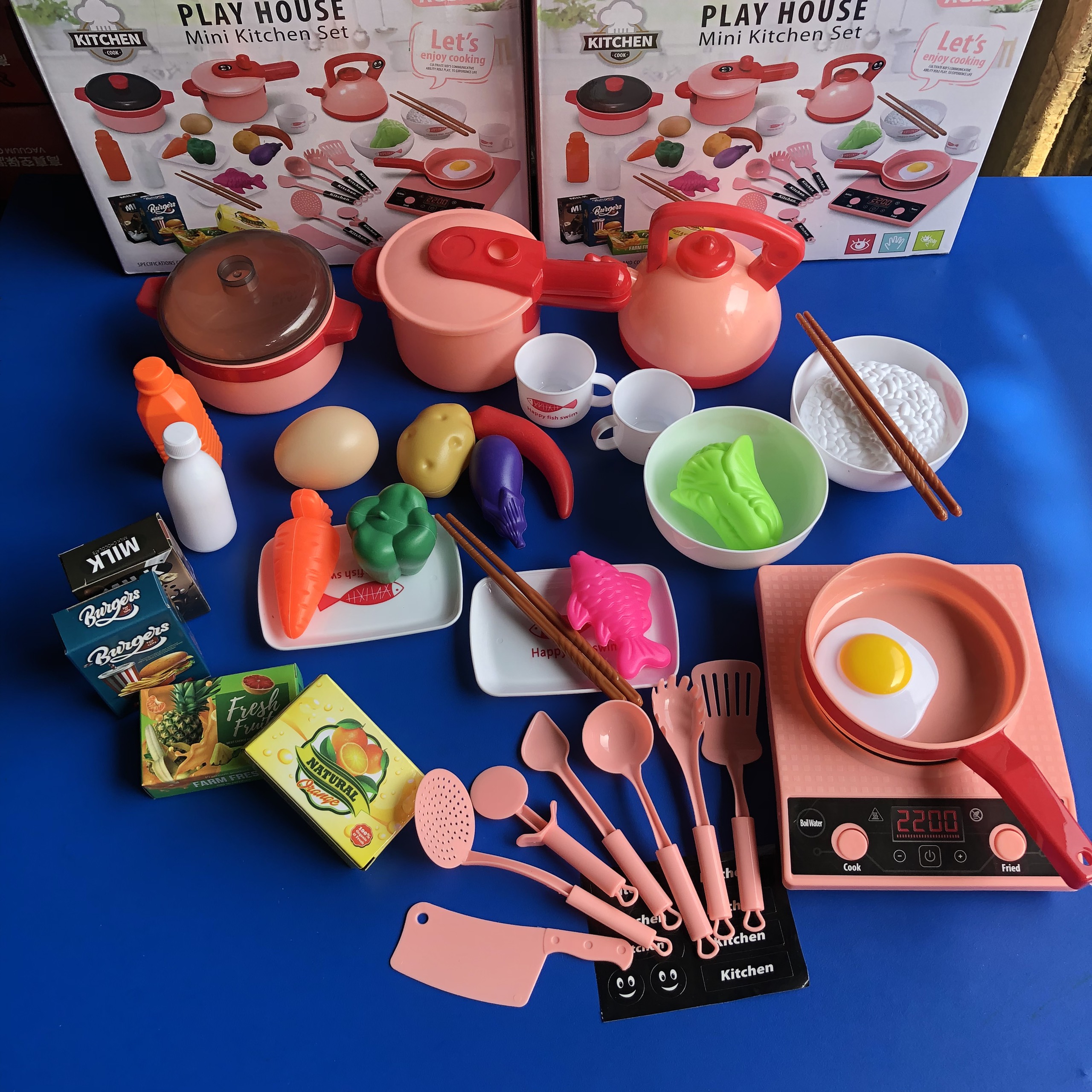 Bộ Đồ Chơi Tập Nấu Ăn PLAYHOUSE 36 Chi Tiết Cho Bé