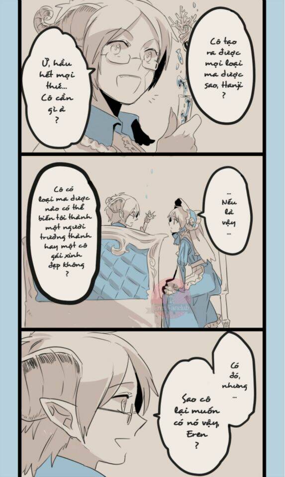 chàng ác quỷ levi và cô bé bán bông eren chapter 3 13