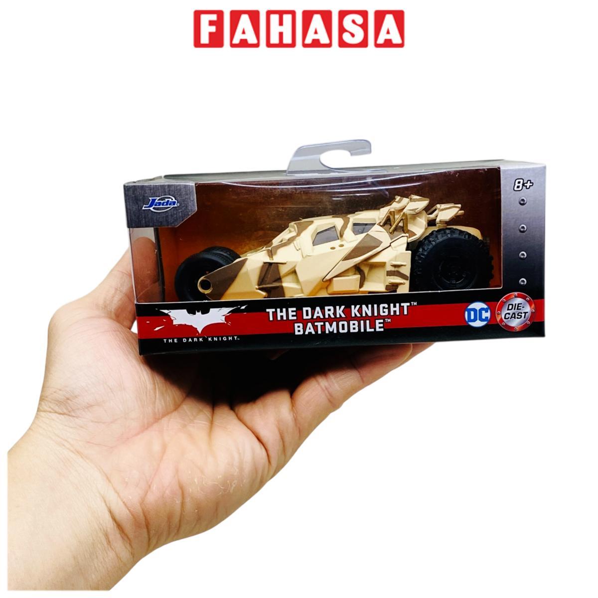 Đồ Chơi Mô Hình Sưu Tầm h Xe DC Comics Batman Batmobile 1:32 - Jada Toys 98544 - 2008 The Dark Knight Batmobile - Màu Kem