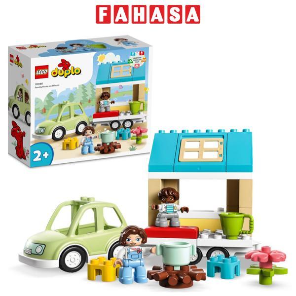 Đồ Chơi Lắp Ráp Ngôi Nhà Di Động Cho Gia Đình - Family House On Wheels - Lego Duplo 10986 (31 Mảnh Ghép)