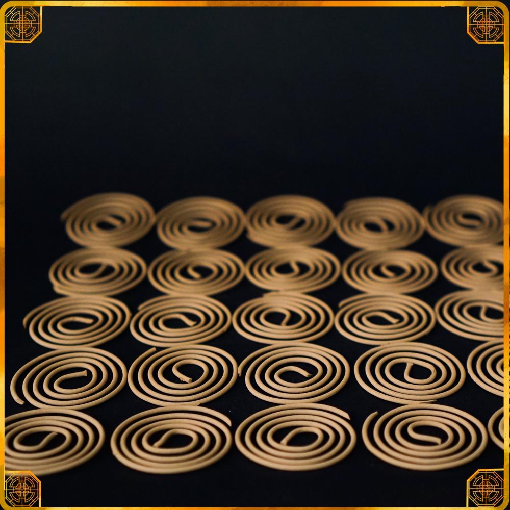 Nhang Trầm Hương Khoanh Cháy 4 Giờ Organic An Chi Mùi Thơm Tự Nhiên Không Hóa Chất Ít Khói