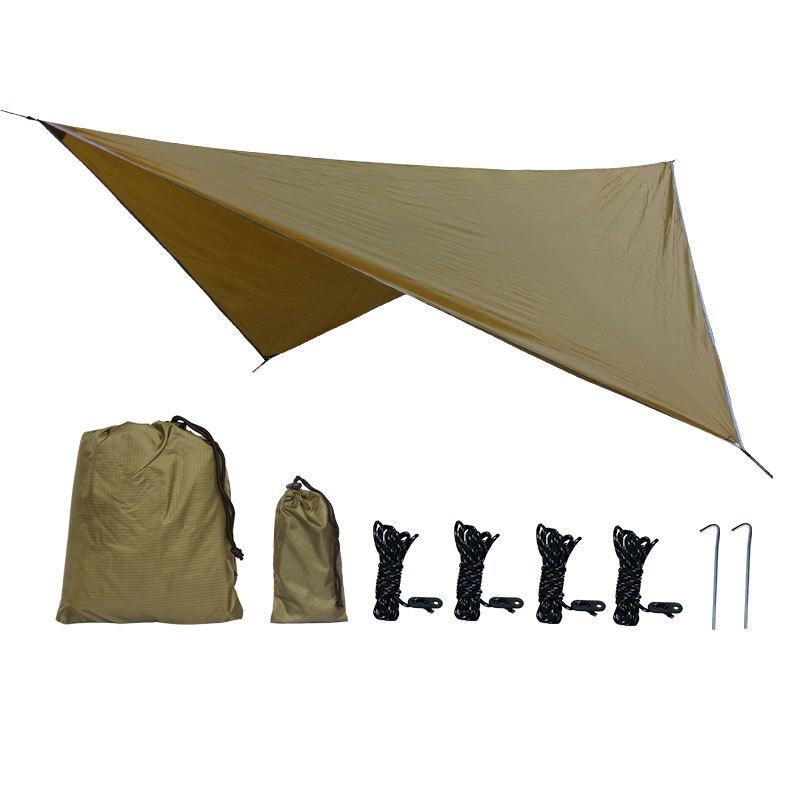 Camping Supplies Sunshade Cloth Waterproof Sunscreen Tent Four Diamond Canopy HB