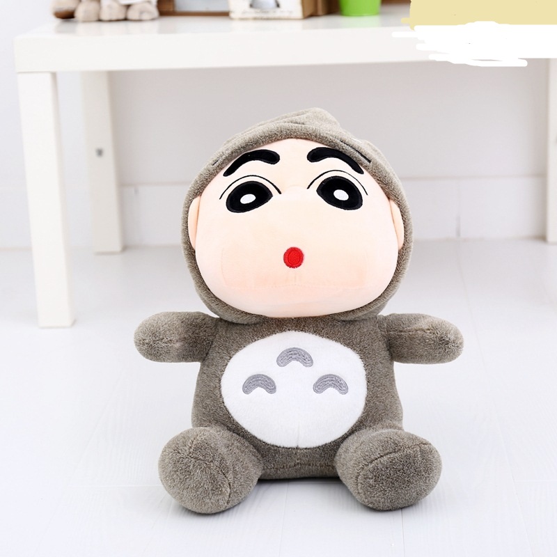 Gấu bông cậu bé Shin đội lốt Totoro (50cm)