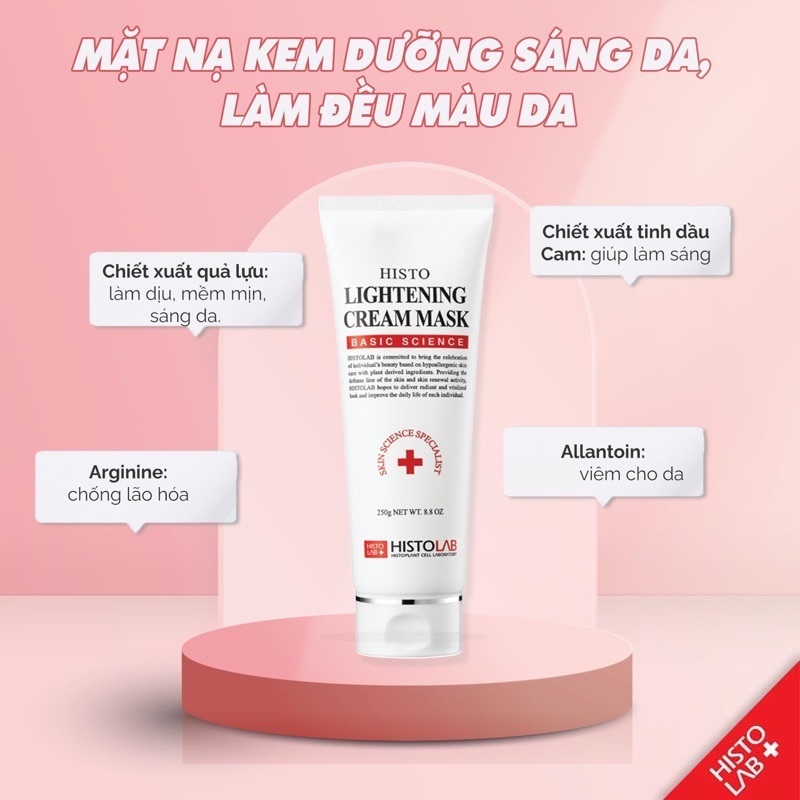 Mặt nạ ủ trắng Histolab Lightening cream mask