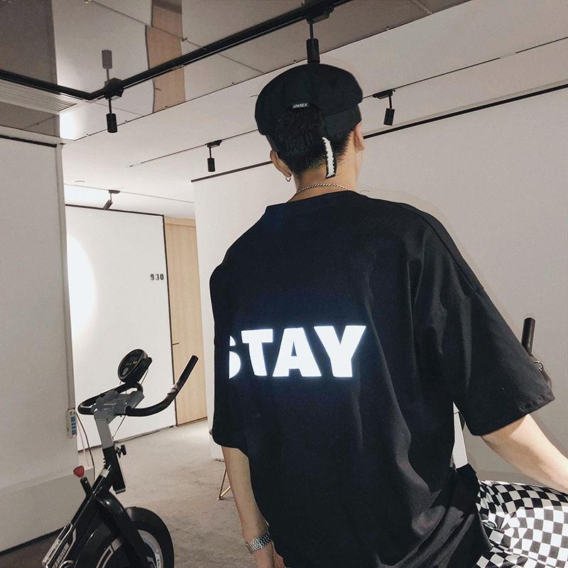 Áo thun Stee STAY 1987 Phản quang The Ngầu Style Trùm Unisex aothununisex aophongnam