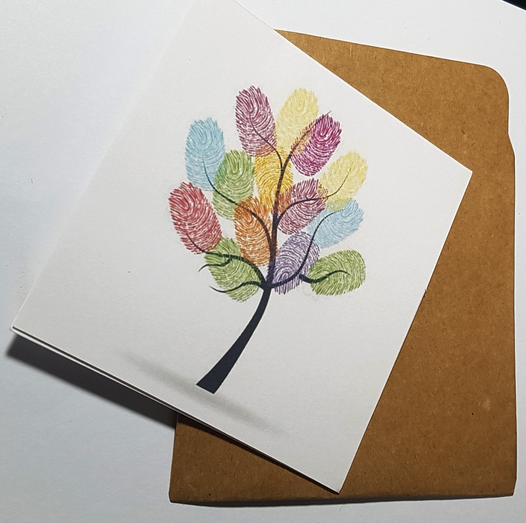 Thiệp in hình cây phong cách làm card quà cám ơn ,chúc mừng sinh nhật và giử tặng người thân yêu.