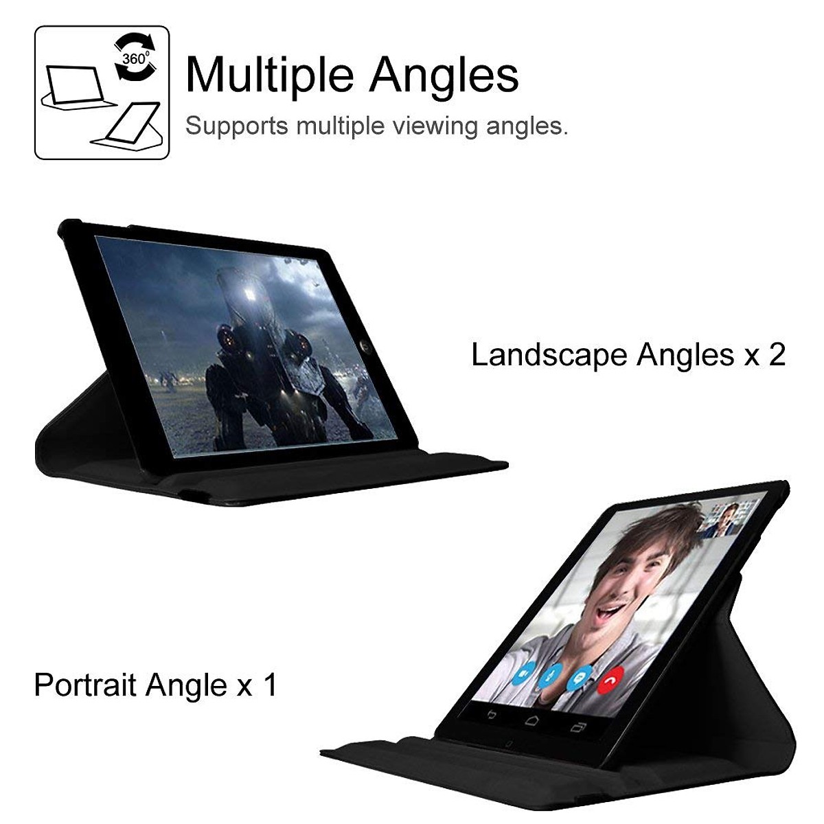 Bao da cho iPad 10.2 2019 / iPad 10.5 inch / iPad gen 7 gen 8 gen 9 xoay 360 độ hiệu HOTCASE - Hàng nhập khẩu