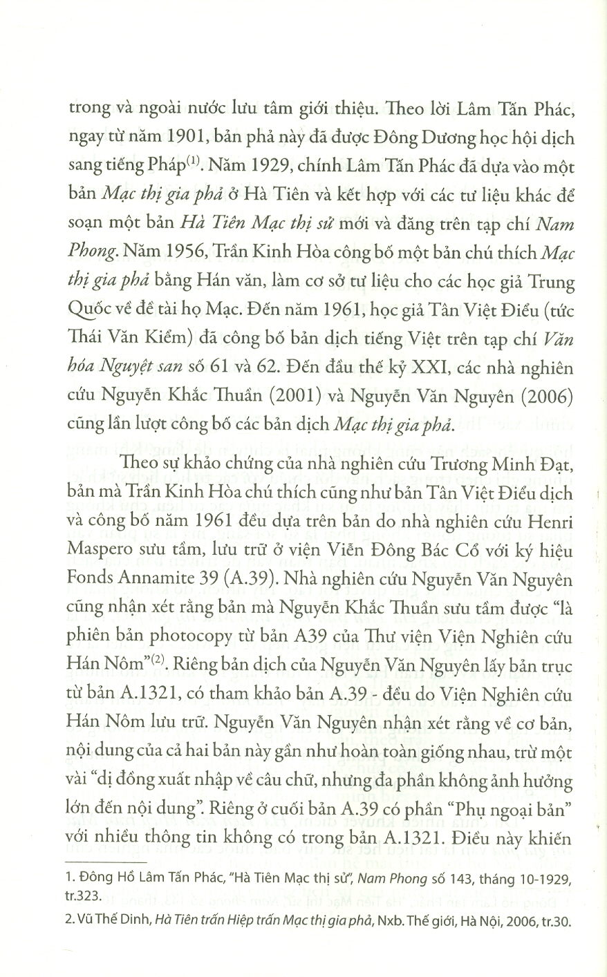 Mạc Thị Gia Phả (Họ Mạc với vùng đất Hà Tiên)