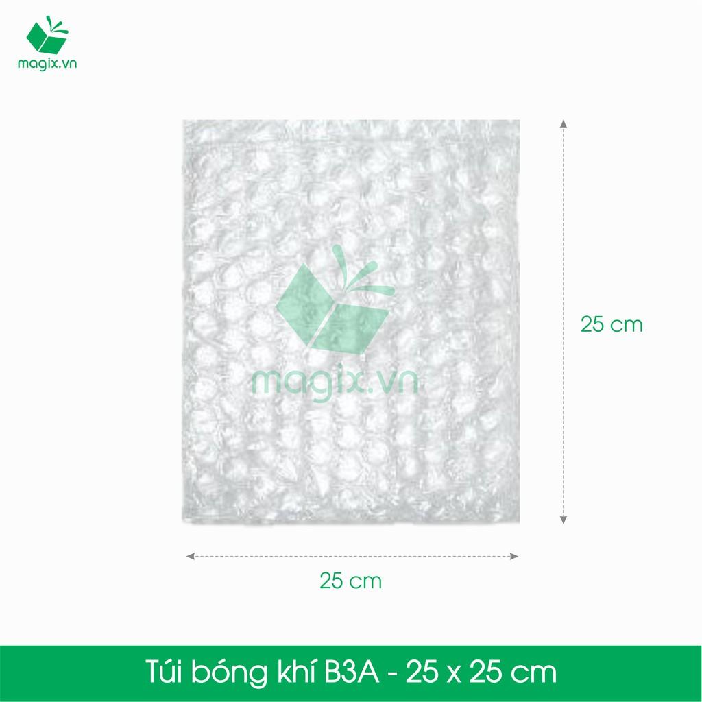 B3A - 25x25 cm - 50 Túi bóng khí chống sốc đóng hàng - Túi gói hàng, bọc chống sốc, xốp chống sốc