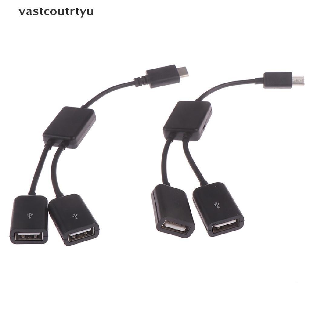 Bộ Chia Cổng Micro usb / type c Sang 2 otg Chuyên Dụng