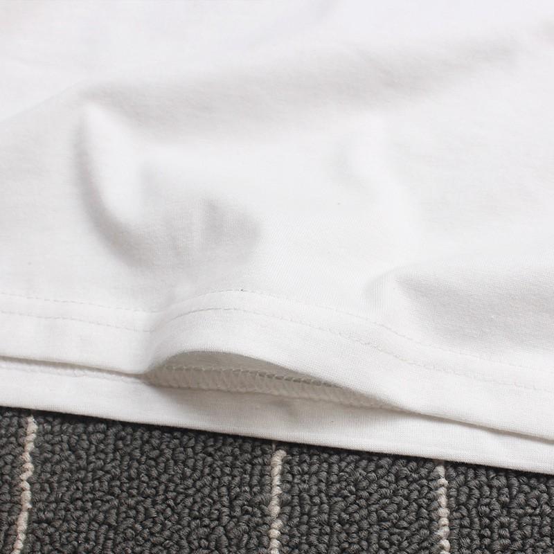 Áo thun nữ thời trang 100% cotton - áo thun tay lỡ - áo phông trắng nữ