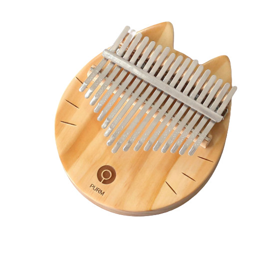 Đàn kalimba 17 phím gỗ nguyên khối Mahagony GECKO000009 - MÈO NEKO GỖ NHẬT BẢN