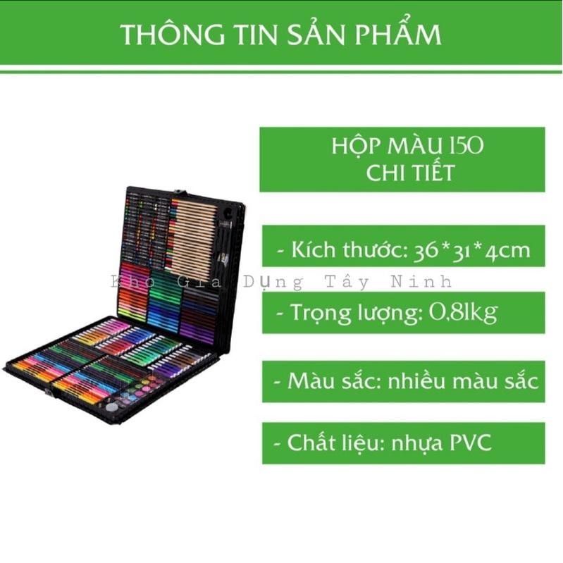 Hộp màu nhiều chi tiết 150 chi tiết cho bé thoã sức làm hoạ sĩ