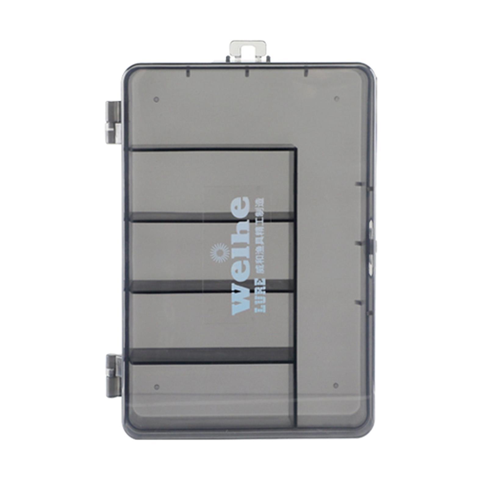 Fishing Tackle Box Organizer, Gear Case Container, Boat Fishing Storage Case, Fishing Equipment for Lures, Worms, Beads, Jigs, Hooks