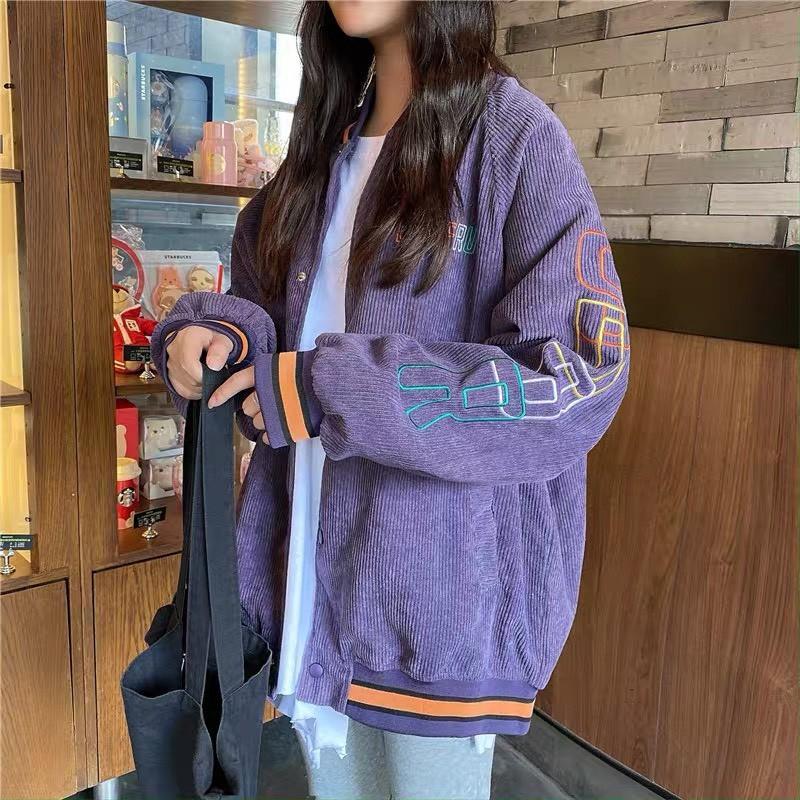 ÁO KHOÁT KOREA STYLE CHẤT KAKI NHUNG GÂN CỰC ĐẸP - 013