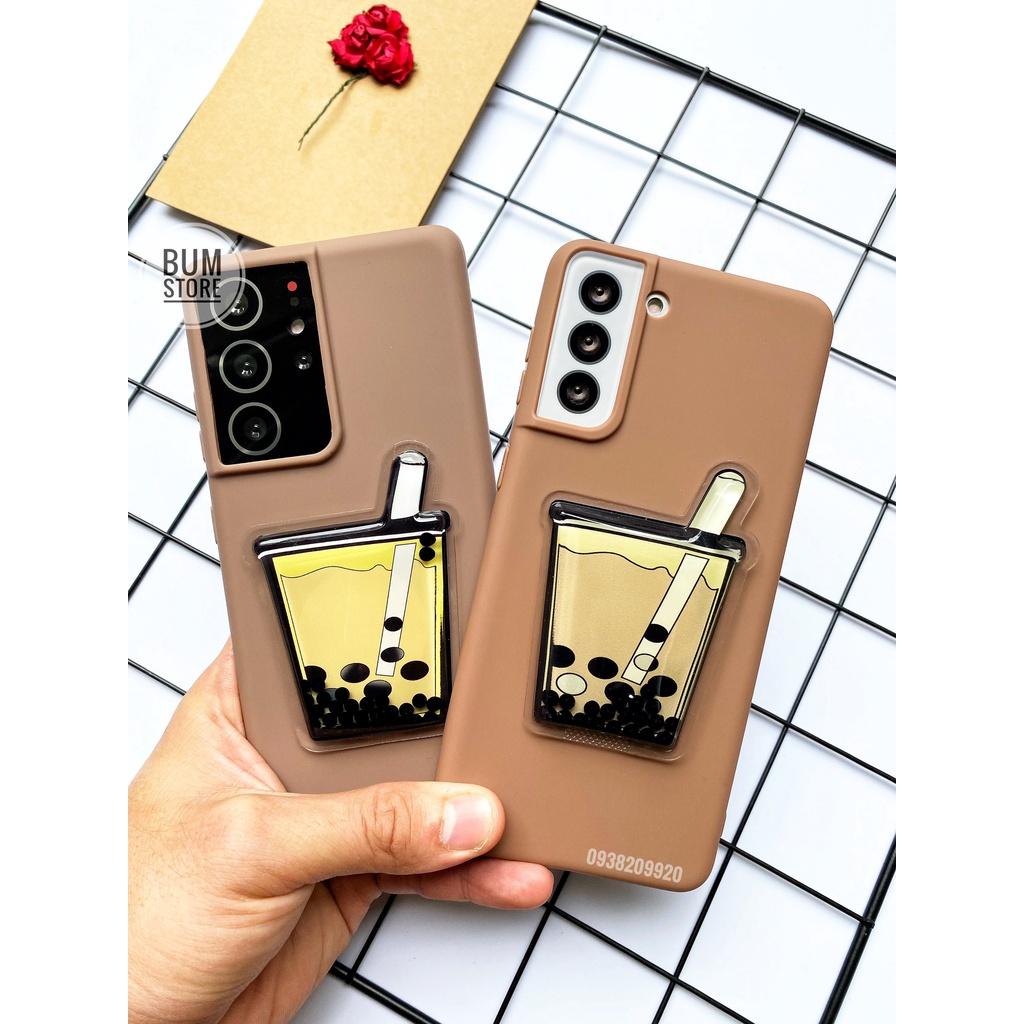Ốp Lưng Trà Sữa Cho Dòng Samsung Galaxy S21 Ultra / S21 Plus / Note 20 Ultra / Note 20 / Note 10 Plus / S20 FE