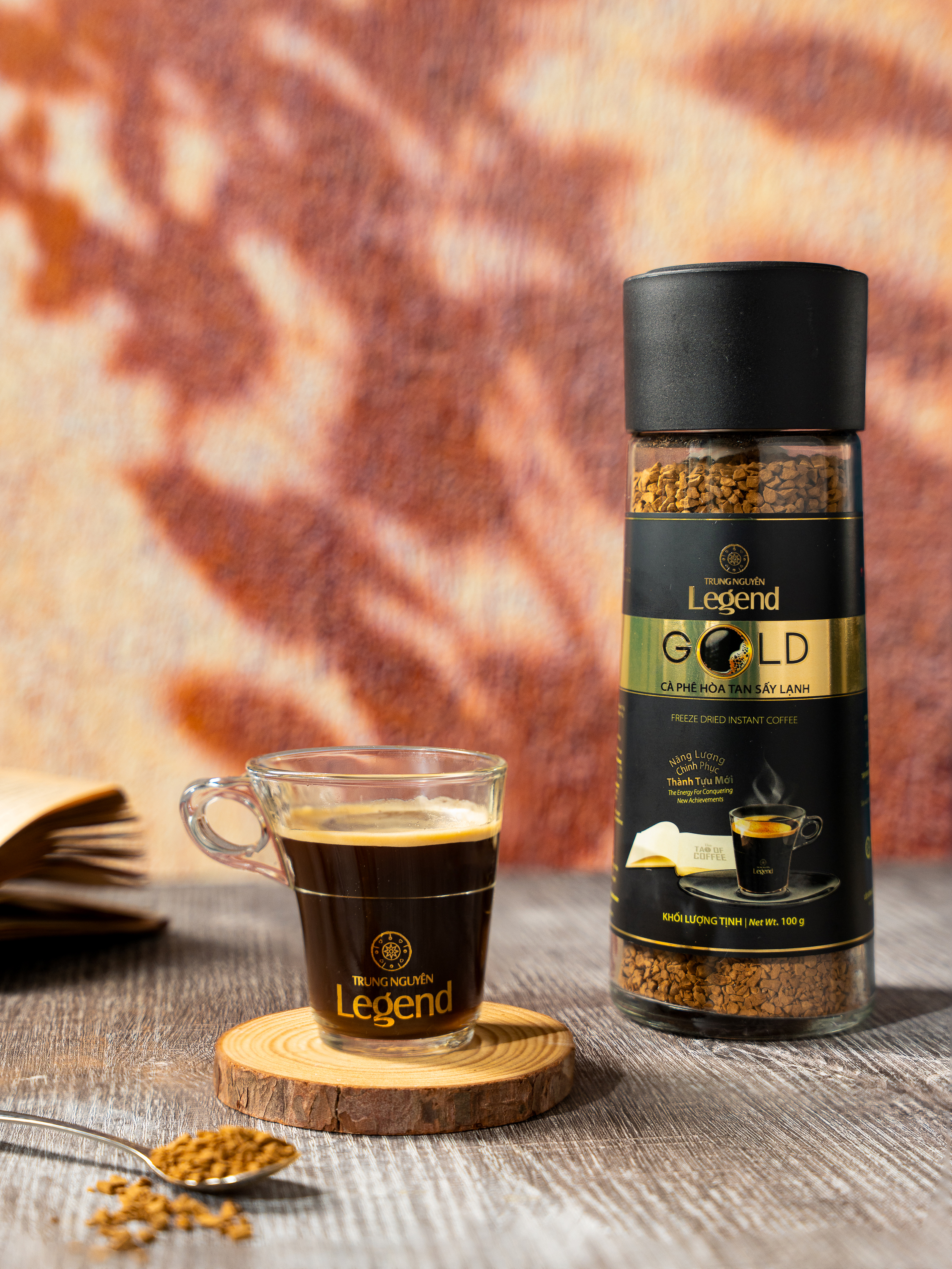 Cà Phê Hòa Tan Sấy Lạnh Trung Nguyên Legend Gold - Hũ 100gr