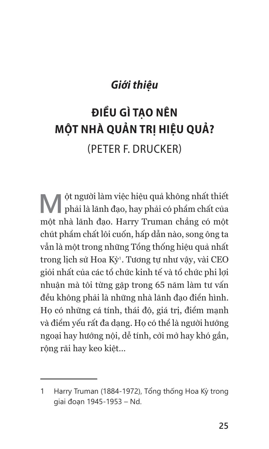 Nhà Quản Trị Hiệu Quả - The Effective Executive