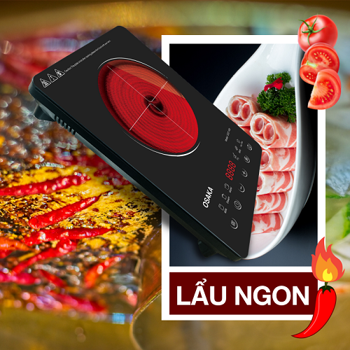 BẾP ĐIỆN ĐƠN HỒNG NGOẠI OSAKA DQT100 - HÀNG CHÍNH HÃNG