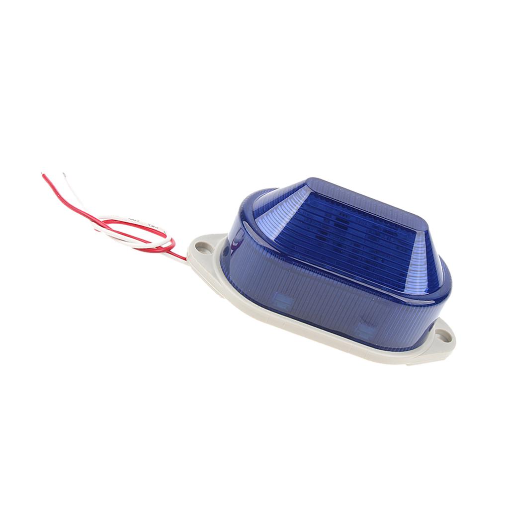 Đèn LED Nhấp Nháy Khẩn Cấp Bằng PC & ABS  - Xanh Dương