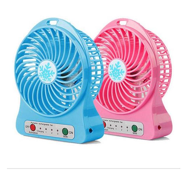 Combo Quạt mini điều hòa làm mát  bằng hơi nước và Quạt mini 3 chế độ để bàn - GDHN Loại Tốt