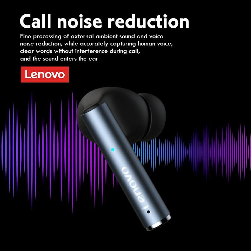 Tai nghe không dây LENOVO LP60 TWS kết nối Bluetooth 5.0 thể thao chống nước độ trễ ít chạm điều khiển mic HD cao cấp-Hàng chính hãng