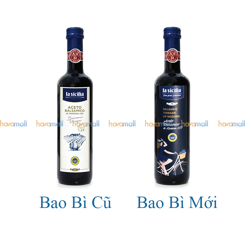 Giấm Rượu Vang Nguyên Chất 500ml – Balsamic Vinegar of Modena Lasicilia