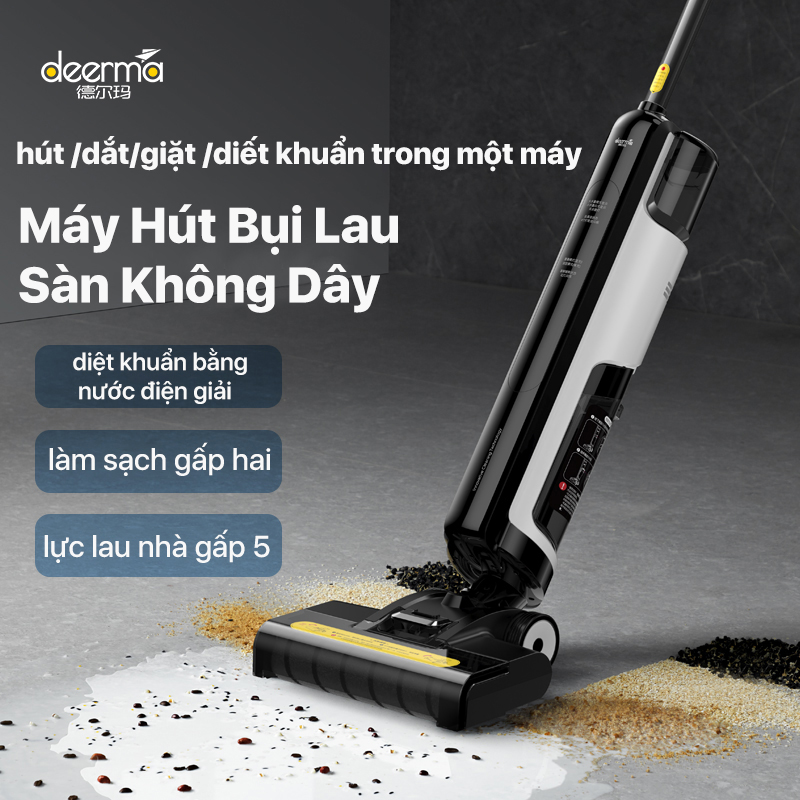 Máy Hút Bụi Lau Sàn Không Dây Đa Năng Deerma VX100 Hàng nhập khẩu