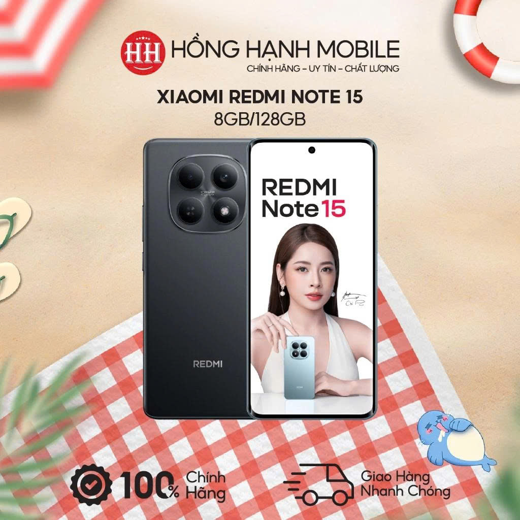 Điện Thoại Xiaomi Redmi Note 15 8GB/128GB - Hàng Chính Hãng