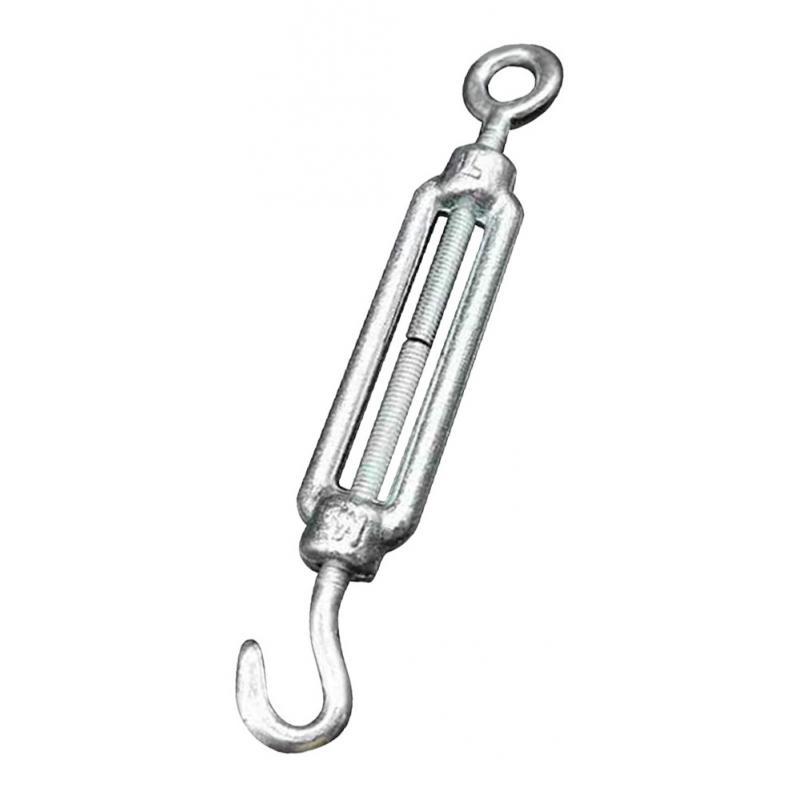 0.39 '' TURNBUCKLE 304 Stainless Steel Hook & Eye Turnbuckle Hook Wire Silver