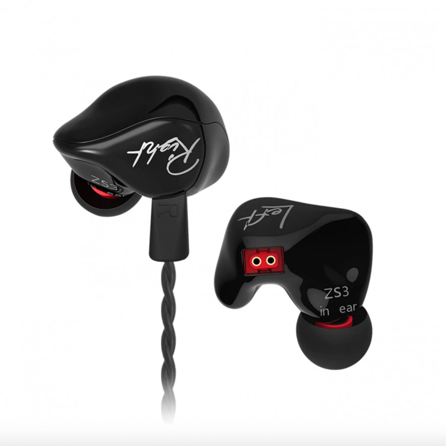 Tai nghe KZ ZS3 - Bản mới 2019 dây xoắn - Có Micro - Hàng Nhập khẩu