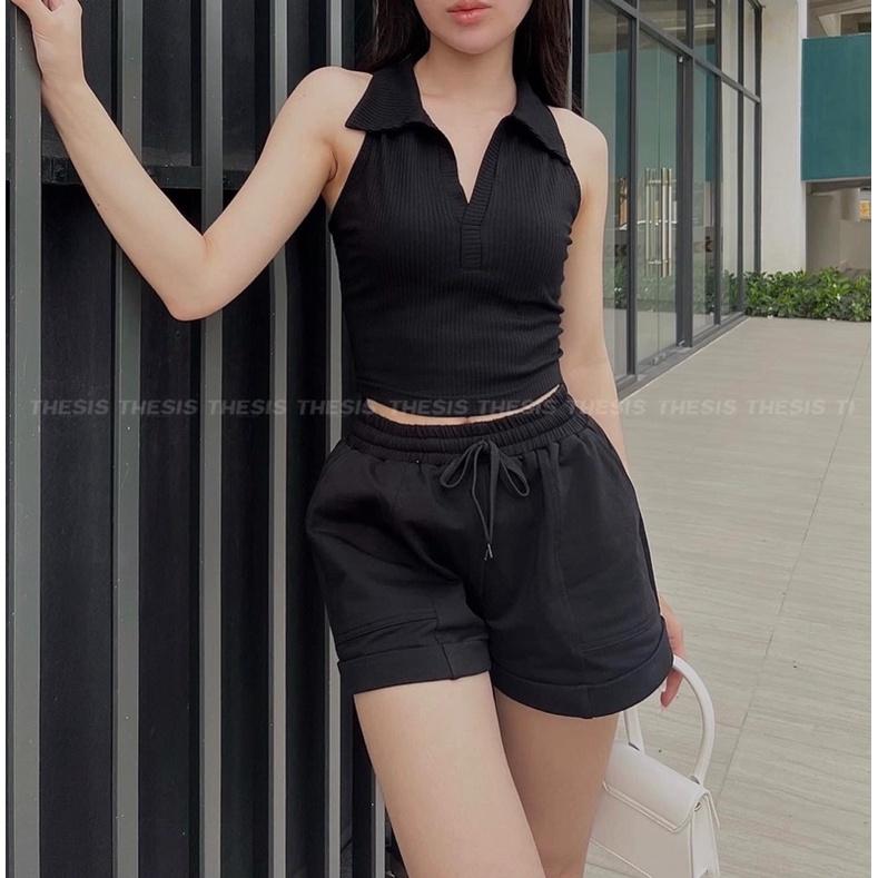 (kèm ảnh thật) Áo croptop sát nách thời trang H.N.M STORE