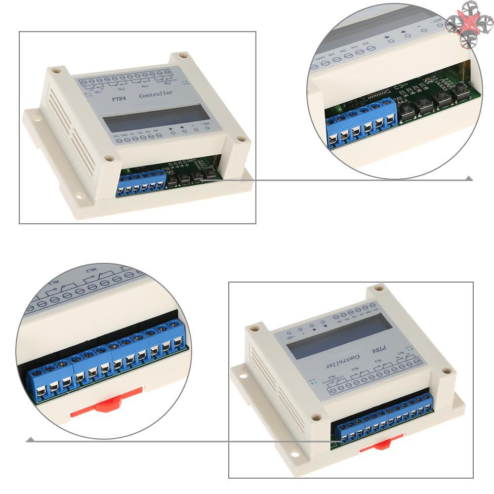 Mô Đun Hẹn Giờ Kỹ Thuật Số Dc6-40V 4 Kênh Màn Hình Lcd